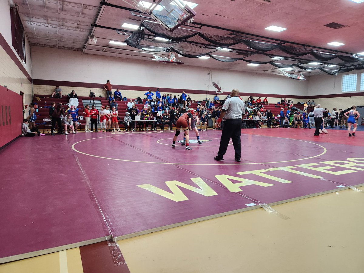 BWHS_Athletics's tweet photo. 1st girls wrestling invitational underway
#GoEagles https://t.co/eCcJB2iicd