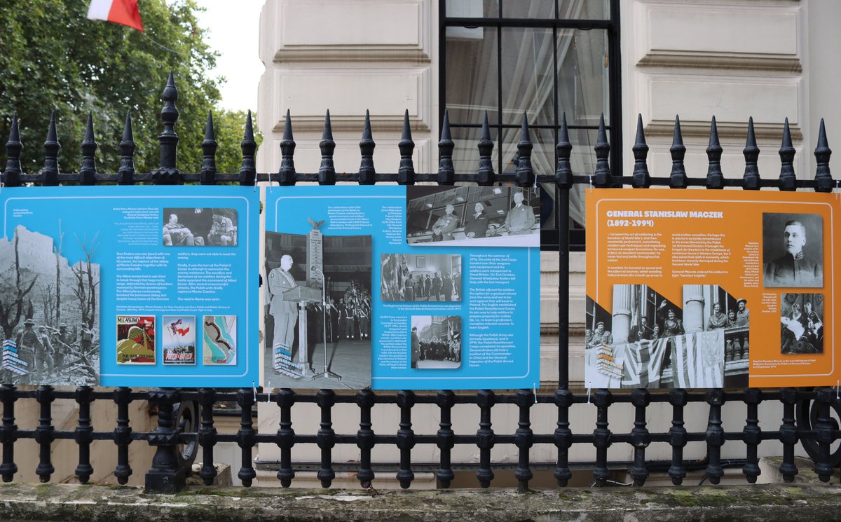 PolishEmbassyUK's tweet photo. Looking for something to do between Christmas and New Year? 🤔
Why not visit the exhibition "The Year of Three Polish Generals: Anders, Maczek, Sosabowski" at @PolishEmbassyUK! It marks the 130th anniversary of the birth of the #ThreePolishGenerals 🪖 https://t.co/QXHyZvom52
