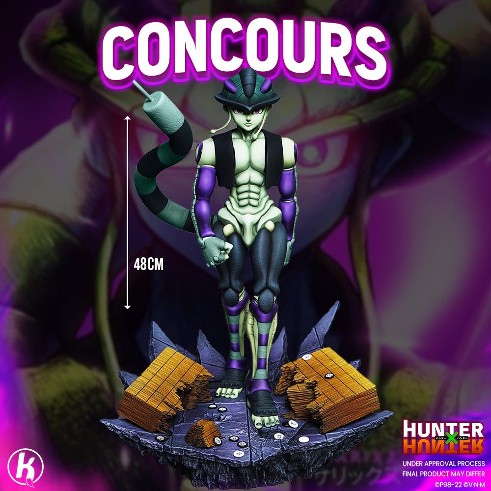 🎁 CONCOURS 🎁
Tentez de gagner la nouvelle statue de Meruem dans Hunter x Hunter ! Limitée à 400 pièces (749€)

✅ Suivre <a href="/KitsuneStatue/">Kitsune Statue</a> et <a href="/AnimeoNews/">ANIMEO NEWS</a> 
🔁 RT + like le post
💬 Commenter #Meruem sous le tweet

TAS 01/01