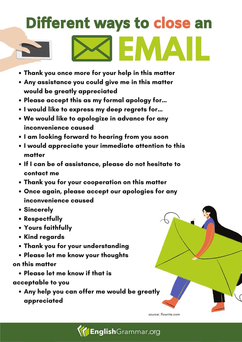 Great Ways To Close An Email Great Ways To Close An Email