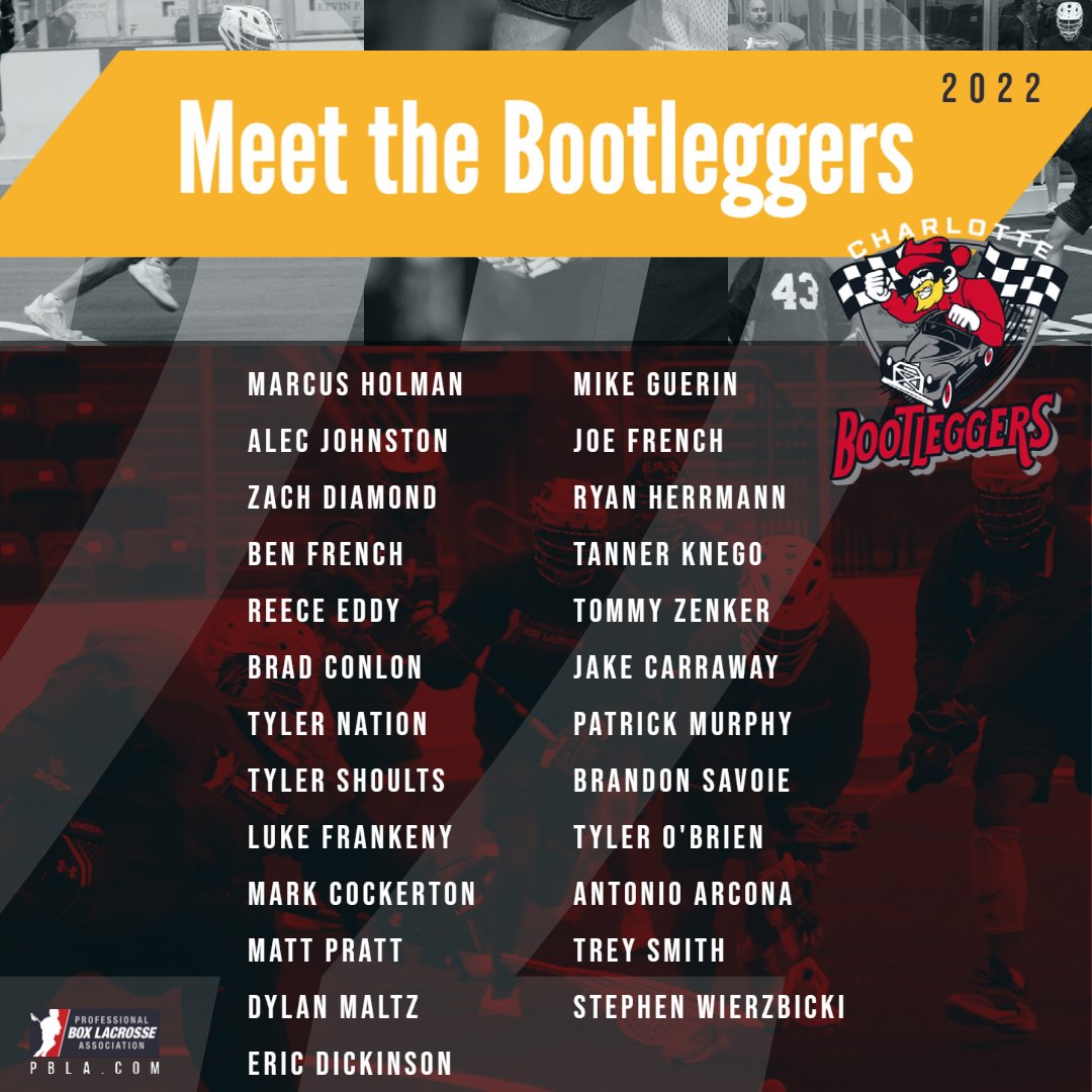 PBLABootleggers's tweet photo. Charlotte, this just in. The official Bootleggers roster is here.  #pbla https://t.co/DjmliUD2Kn