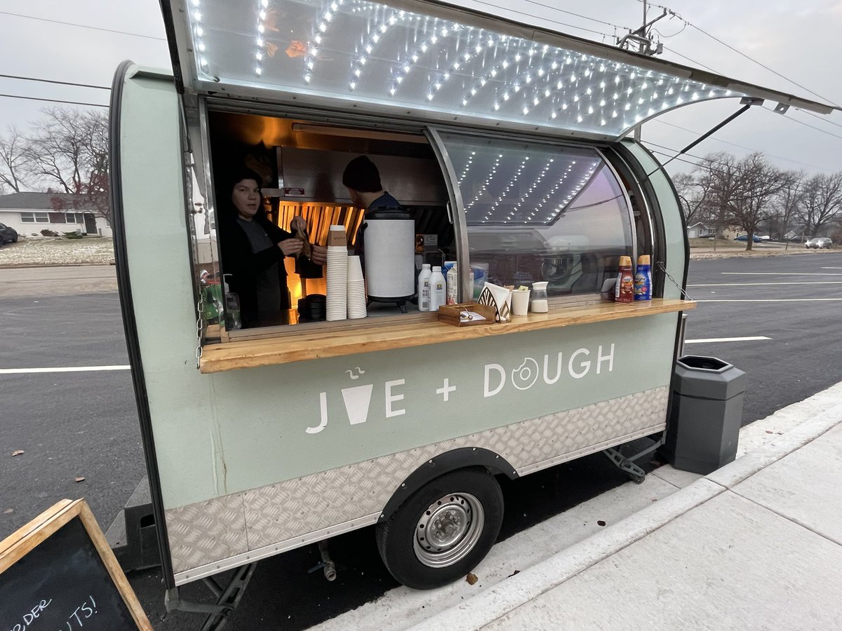 Feldman1Steve's tweet photo. Huge thank you to @jon_hallmarkD70 for the idea and @joendoughco for supplying my staff with a special treat before winter vacation. How can you go wrong with coffee and homemade donuts!!! 🍩 ☕️ https://t.co/F2Li69Qh1p