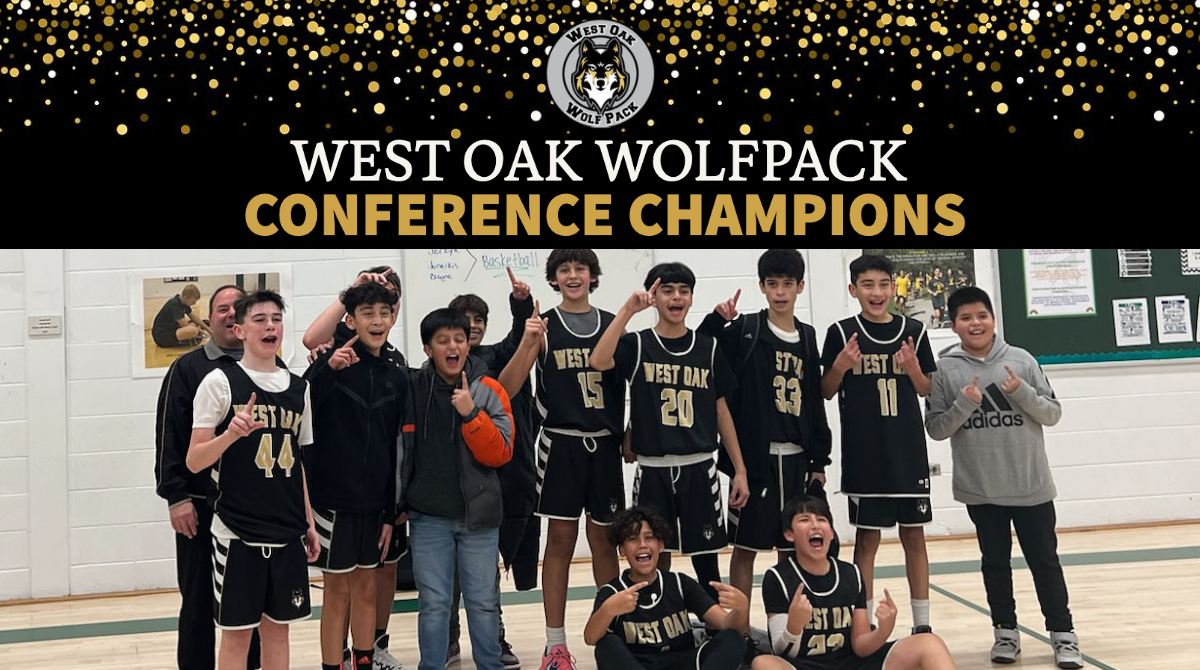 DLDistrict76's tweet photo. Congratulations to the West Oak 7th grade basketball team who won the conference championship! We are so proud of our Wolfpack and congratulate them on the big victory. #D76Diamonds #SparkleOn #GoWolfpack https://t.co/HYxAiAfNLV