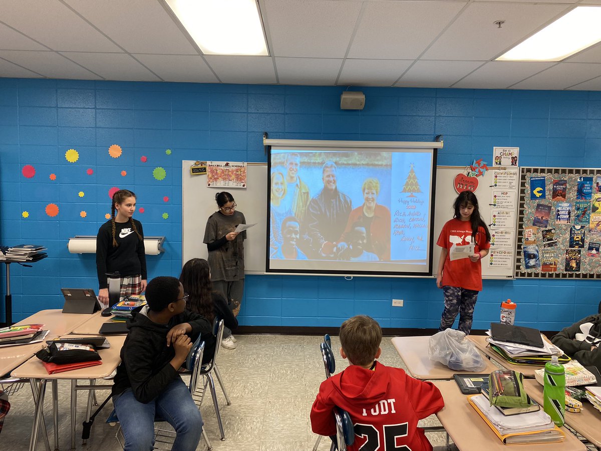 ChrisLHenning's tweet photo. This group of students blew us away with their amazing Movie Pitch presentation! If they are interested, they could certainly have a future in marketing. @JerlingJayhawks @ProrokLeads @MrsHalperEDU @kpodono24 #iwillalwayswriteback https://t.co/XDbUiRUn5e