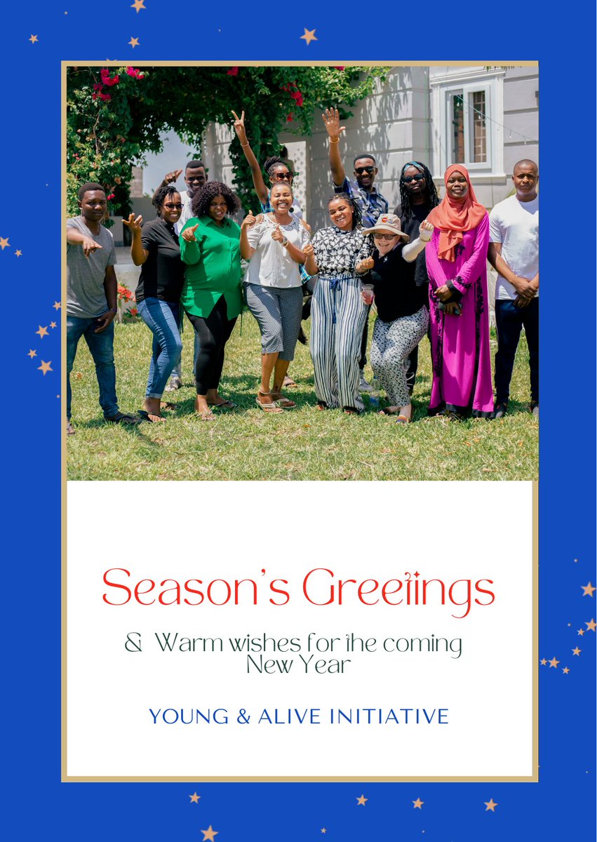 As we close our doors for the season, we are looking forward to another year of good health and success. We thank you all for your continued support, from Young &amp; Alive Initiative we wish you happy holidays. See you on the 9th of January, 2023! #holidayseason #youngandalive