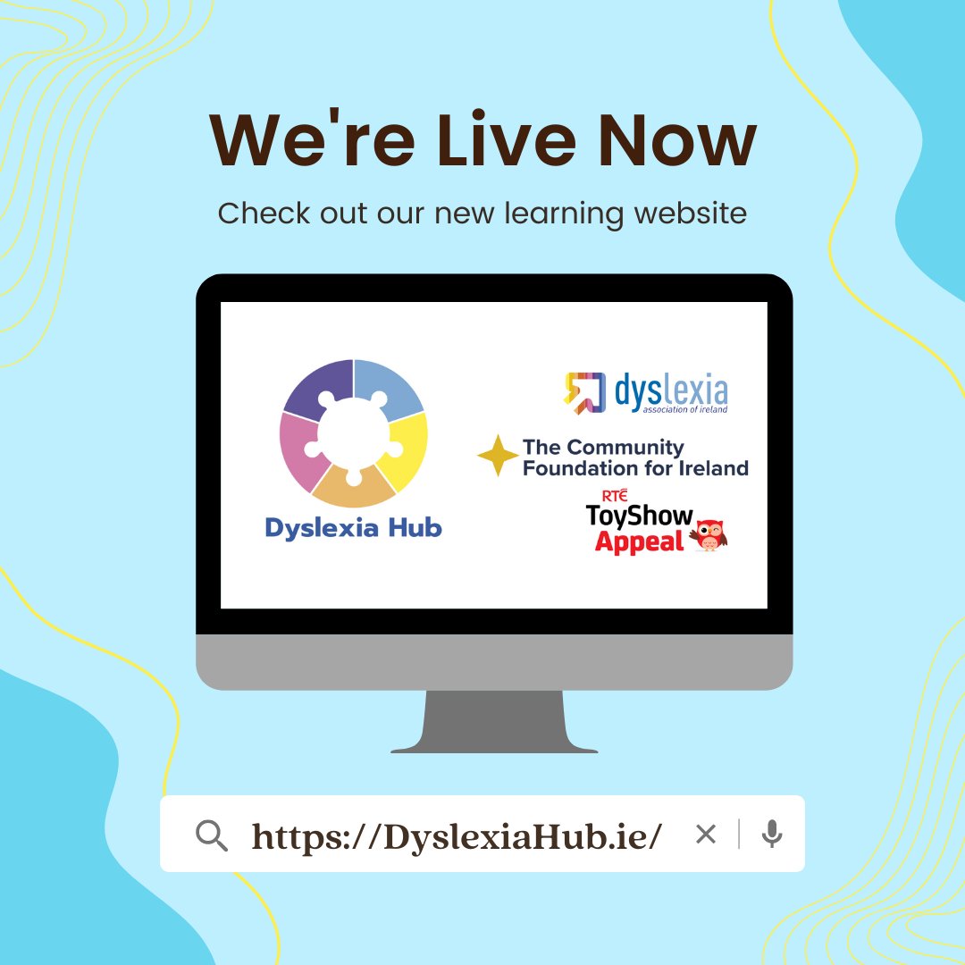 DyslexiaIreland's tweet image. Our new learning website Dyslexia Hub Ireland is now live at dyslexiahub.ie. It provides access to free online Structured Literacy video lessons, as well as sections on Empowering Parents, Emotional Wellbeing, Technology and Voices of Dyslexia.