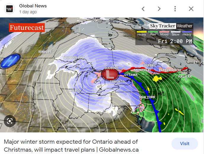 Kudos to the <a href="/dsbn/">District School Board of Niagara</a> &amp; <a href="/niagaracatholic/">Niagara Catholic DSB</a> for canceling school tomorrow in advance to keep everyone safe. Definitely made the right call! Enjoy the early start to break, #teachers and #students!  #ONStorm #StaySafe