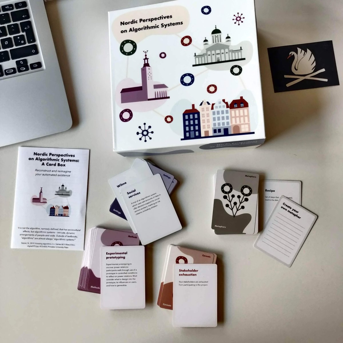 'Nordic Perspectives on Algorithmic Systems' card set 🂠🂠🂠🂠, an output from an cool workshop serie led by @airi_, Marisa Cohn, @pedro2_0, @verlook, Thomas Olsson, @matnel and @barbro66 and which I had the pleasure to contribute to with @MichHockenhull *<:)