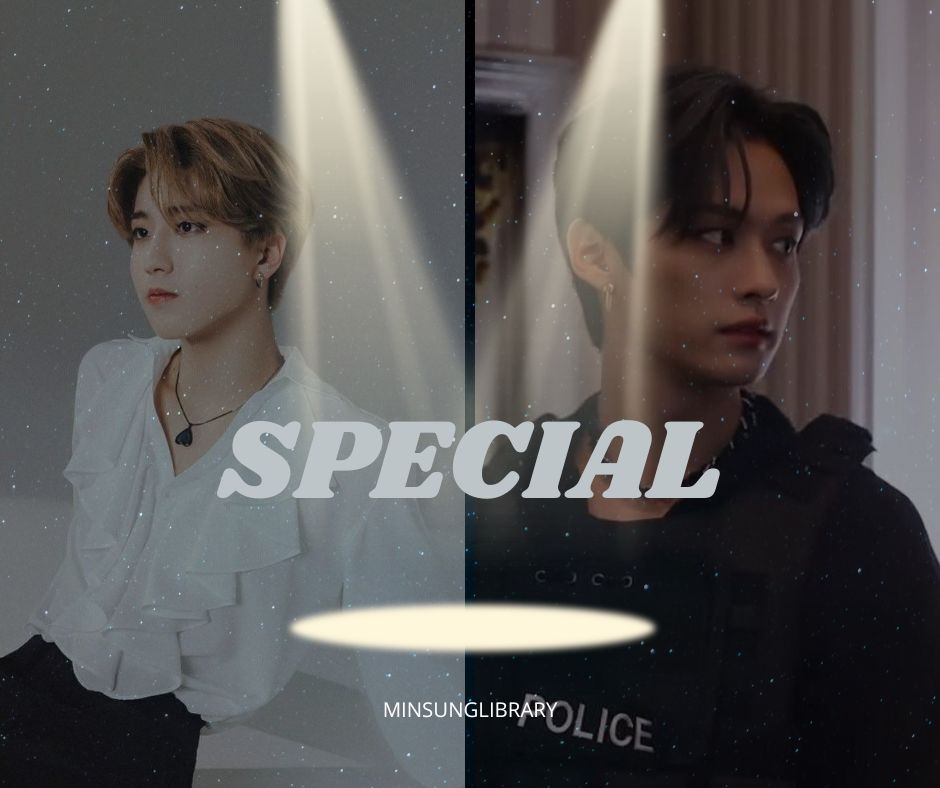 minsunglibrary's tweet image. 🐱 MinSung AU 🐿

                           𝐒𝐏𝐄𝐂𝐈𝐀𝐋
      ✩｡:*•.─────  ❁ ❁  ─────.•*:｡✩

terlahir 'berbeda' dari laki-laki pada umumnya, ia mempunyai bentuk tubuh dan alat vital layaknya perempuan yang mengharuskan menutup seluruh lekuk tubuhnya.