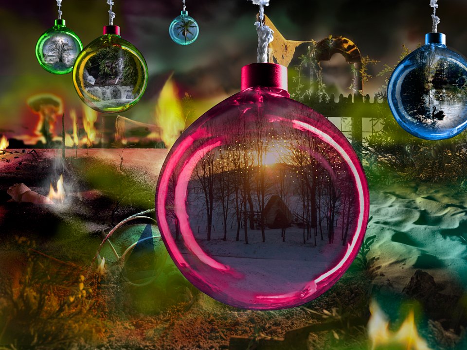 Besinnliche Weihnachtstage und ein frohes neues Jahr, wie es früher einmal war.