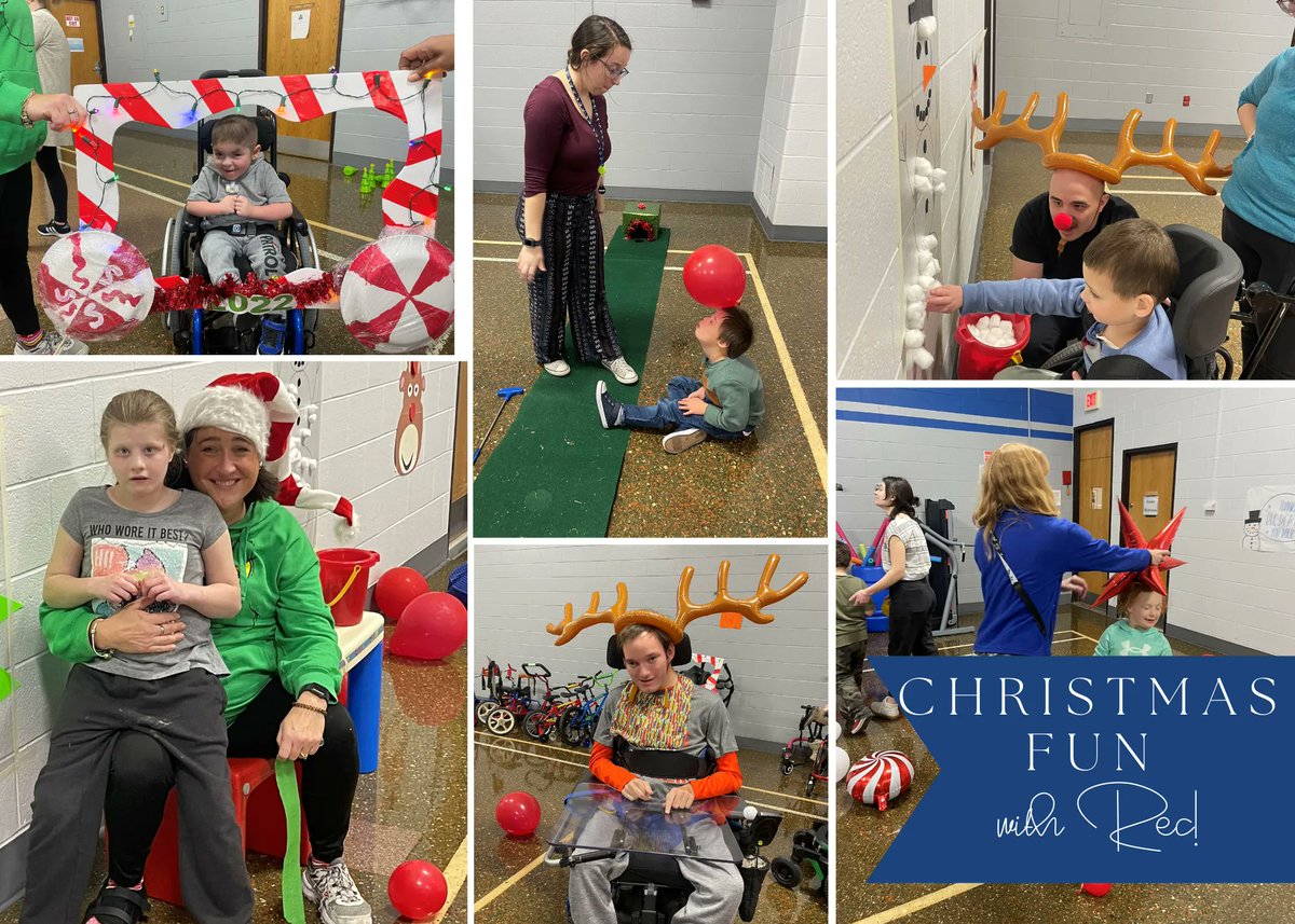 Our Recreation & Wellness Staff knows how to throw a fun Christmas get-together! Our Wood Lane students had the best time playing in the 'snow' pit, making cotton ball snowmen, playing with balloons, decorating Christmas cookies, and much more!
