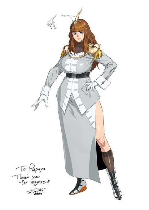 skeb絵です。キャラデザさせていただきました。リクエストありがとうございます!
This is a skeb picture. I designed the character. Thank you for request!

 https://t.co/6N6HgcMGIQ #Skeb #Commission 