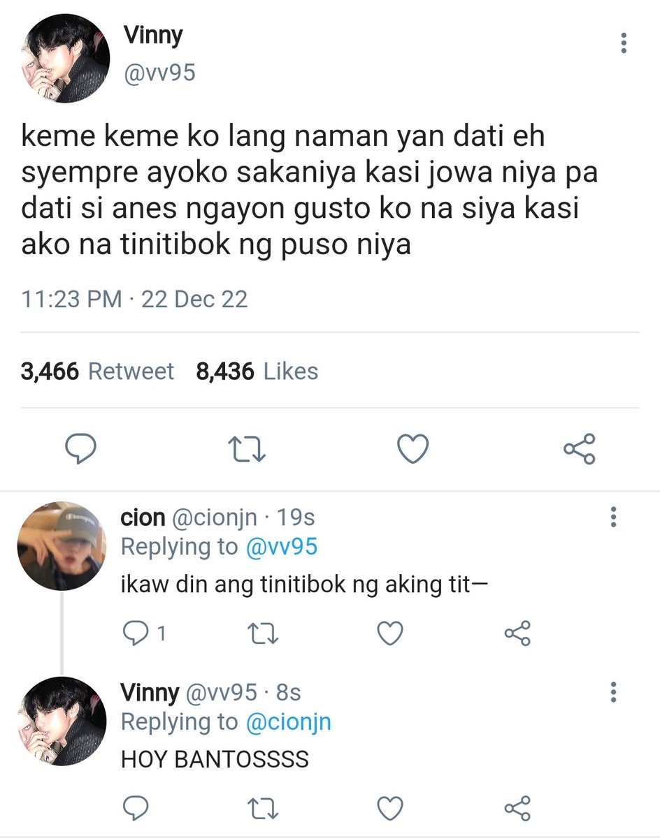 Filo #Taekookau Where In..

Vinny ( Kth ) And Cion ( Jjk ) Are Always Coming At Each Other'S Neck. 1386