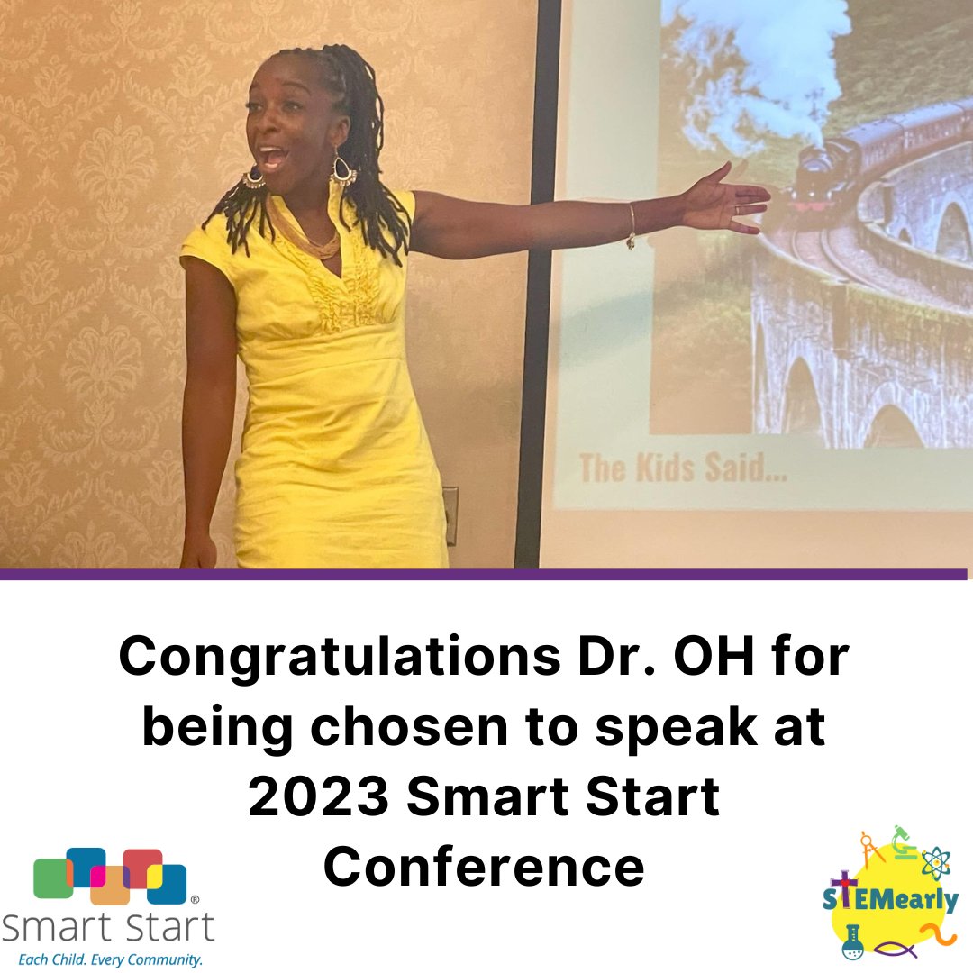 stemearlyllc's tweet photo. We are so excited to end the year by sharing amazing news with you. Thank you Smart Start for choosing Dr. OH & STEMearly to be a part of next year’s conference!
Read more here - https://t.co/0gr0S7Ejoh
#STEMearly #STEMoften #SmartStart2023 https://t.co/jkVYVE8H4d