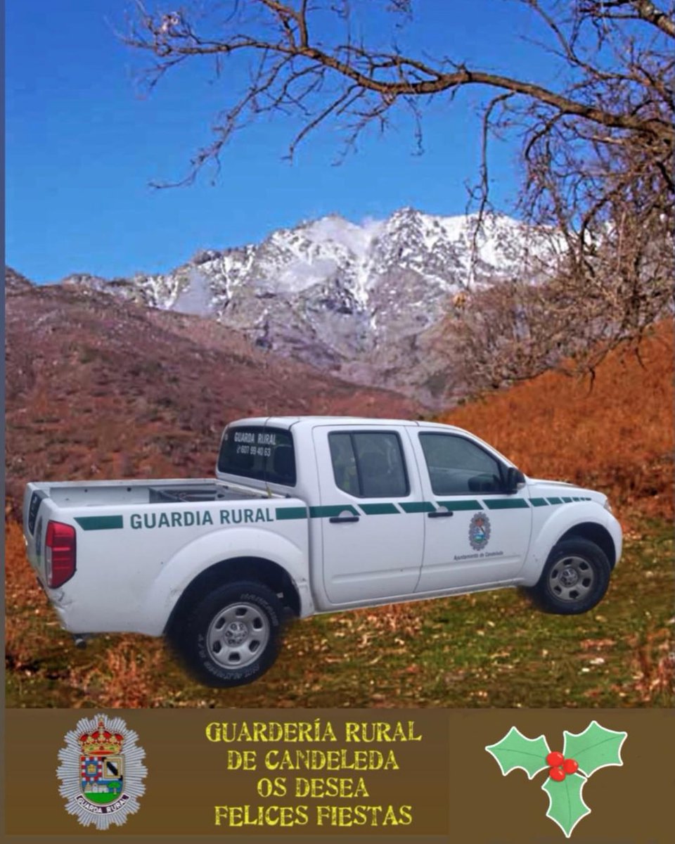 La Guardería Rural de Candeleda y El Raso les desea unas Felices Fiestas y un Próspero año nuevo a todos nuestros vecinos y visitantes