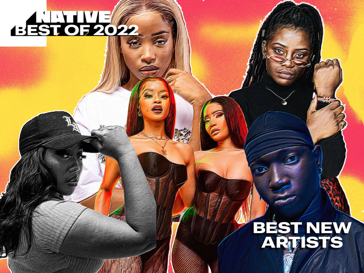 NativeMag's tweet photo. ✨ THE BEST NEW ARTISTS OF 2022 ✨
 
Featuring
@coco_em
@elsywameyo
@Officialtiblaze
@iduzeer
@tarryn_reid47
@cooper_pabi

🔗 : https://t.co/YpnPQoSZzZ https://t.co/a4KaIyyhtF