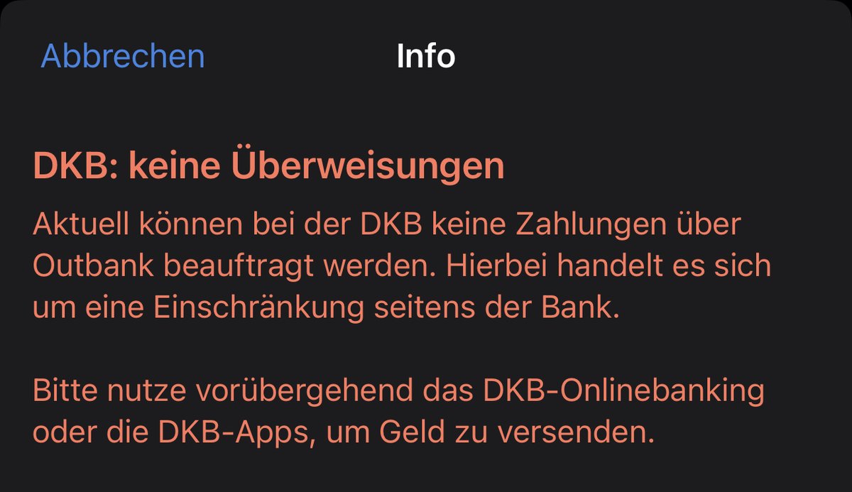 larsihasi's tweet photo. Ok neuer Versuch: Hallo @DKB_de seit 6 Tagen ist Eure Banking API leider sehr eingeschränkt. Ist das Problem bekannt und kann das bitte zeitnah behoben werden? https://t.co/HYVHaRWaoA