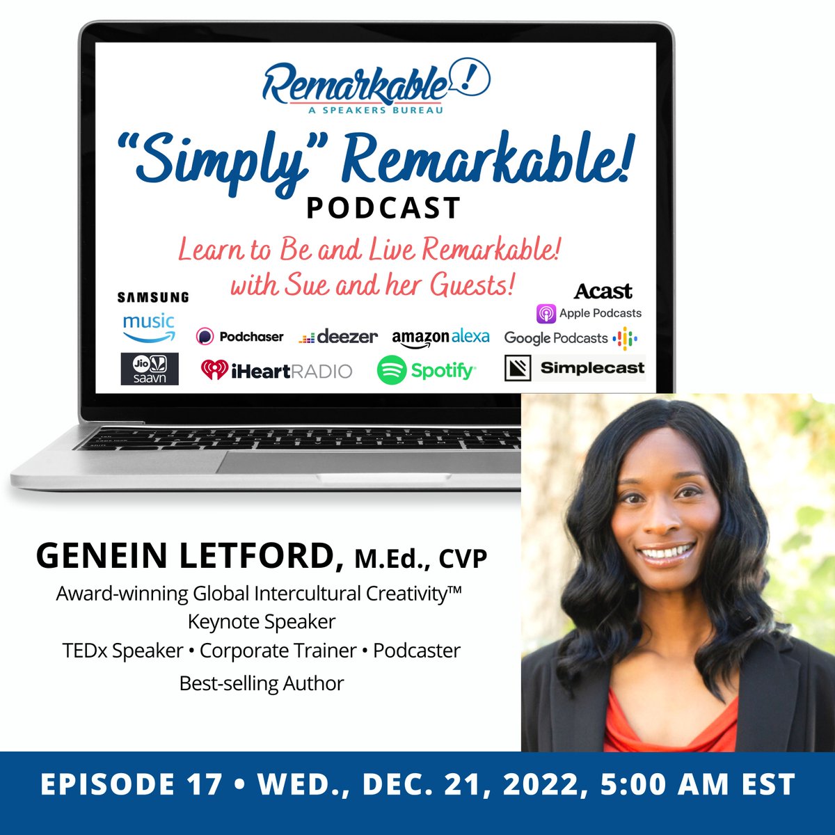 bookyourspeaker's tweet photo. Listen to @GeneinLetford's Podcast and hear all about the Intercultural Creativity concept and "brain science!" https://t.co/PeB19pnUaF. Listen as Genein shares in a very "digestible" and fun way! Remember she is a former elementary school teacher! #interculturalcreativity #fun https://t.co/1pUbVeNqu4