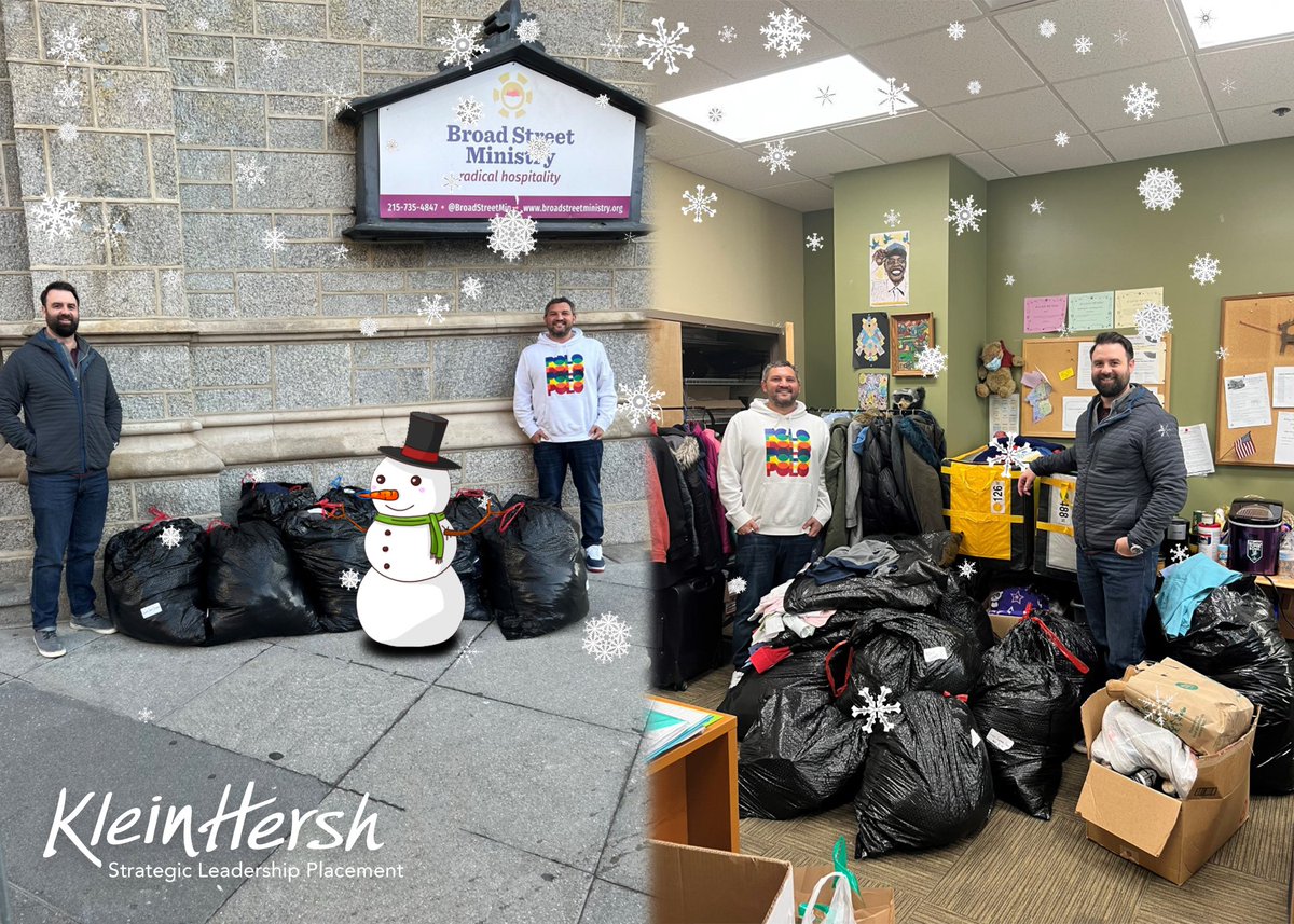 KleinHersh's tweet photo. Recently, KH partnered with @LS_CaresPhilly on their Holiday Helpers Drive which benefits @ProjectHOME and Broad Street Ministry. We are happy to announce we donated OVER 500 POUNDS of clothing, jackets, gloves, and boots, among other items. #KHCares https://t.co/7oPAtY4SVV