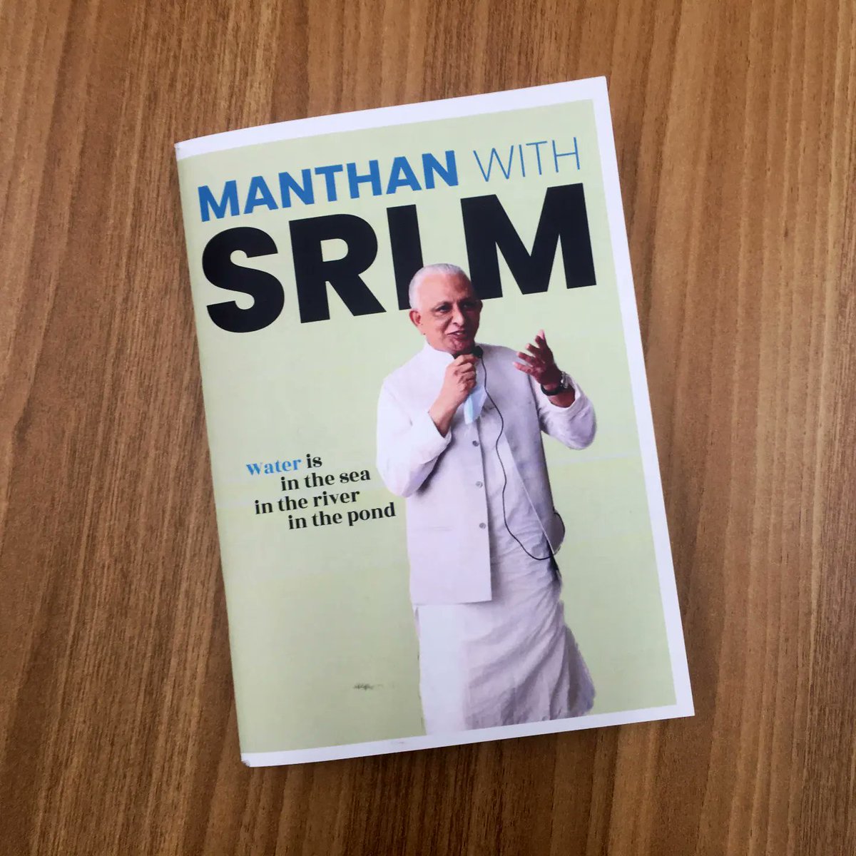 IIMNagpurIndia's tweet photo. "IIM Nagpur should become the Indian Institute of Human Management because the future lies in #Humanmanagement,” said the #spiritualguide, #socialreformer, and #educationist #padmabhushan Sri M. He was speaking during the launch of the book, #Manthan held on #IIMNagpur #campus https://t.co/z6Hc5K2toh