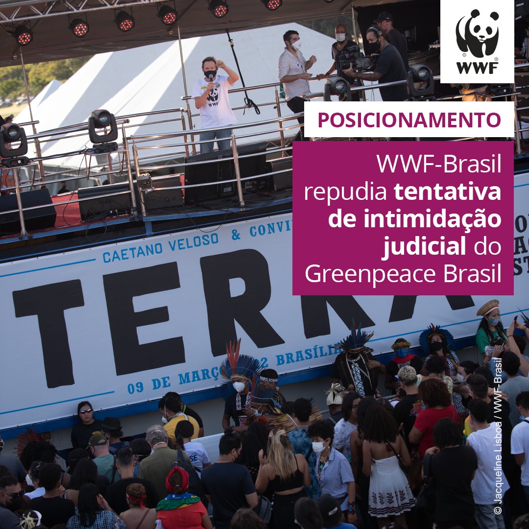 #POSICIONAMENTO O WWF-Brasil vem a público para manifestar o seu repúdio à atitude do senador Acir Gurgacz (PDT/RO), que ajuizou ação judicial contra o @greenpeacebrasil em sua campanha para impedir a aprovação do #PacoteDoVeneno.