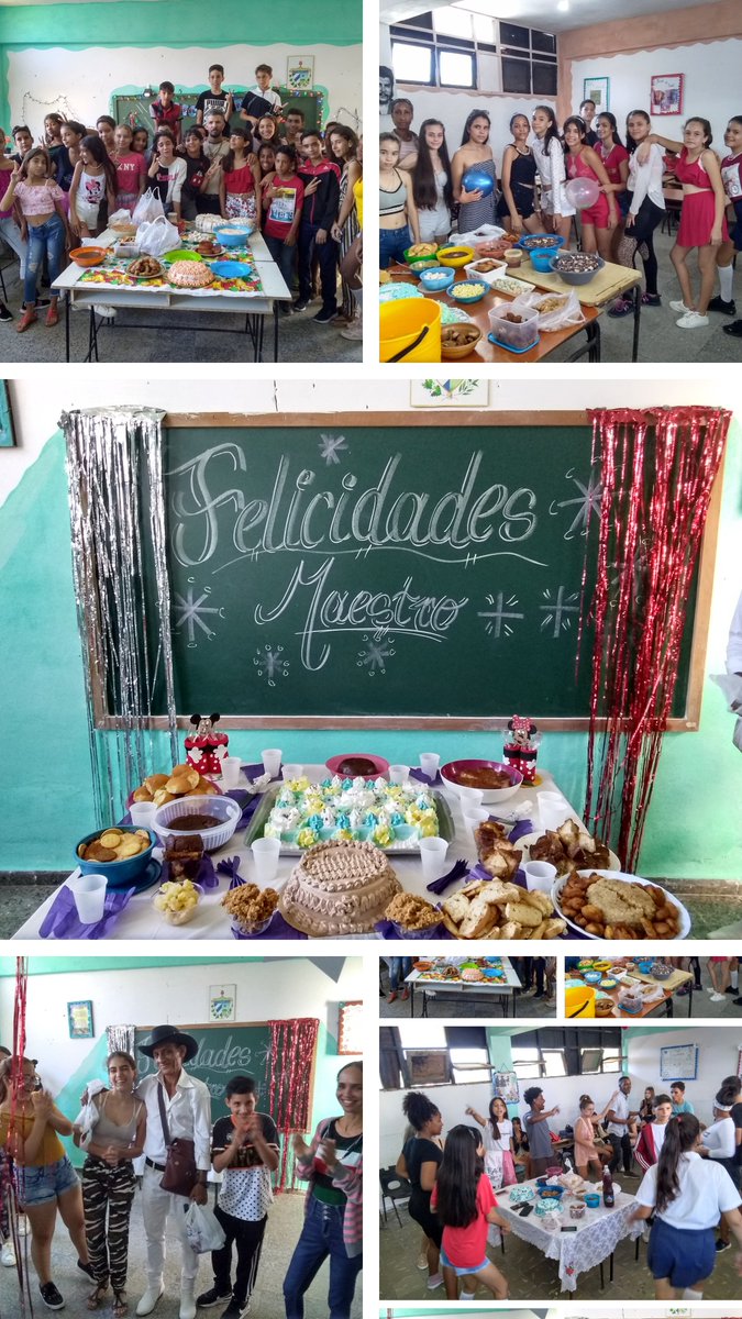 Con entusiasmo y alegría celebrando el día del educador en el centro, con la participación de todos los estudiantes y profesores de la escuela.
¡Muchas felicidades maestros!
#EducaciónMinasDeMatahambre #CubaEduca #CubaMined