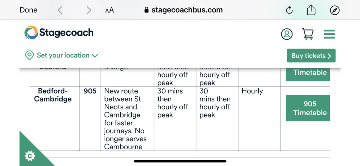 katmdavies's tweet photo. @Stagecoach_East @Cambs_Traffic The timetable in the chart below is still from October. I can’t find changes from January 8th listed. https://t.co/5aw1ma8VfZ
