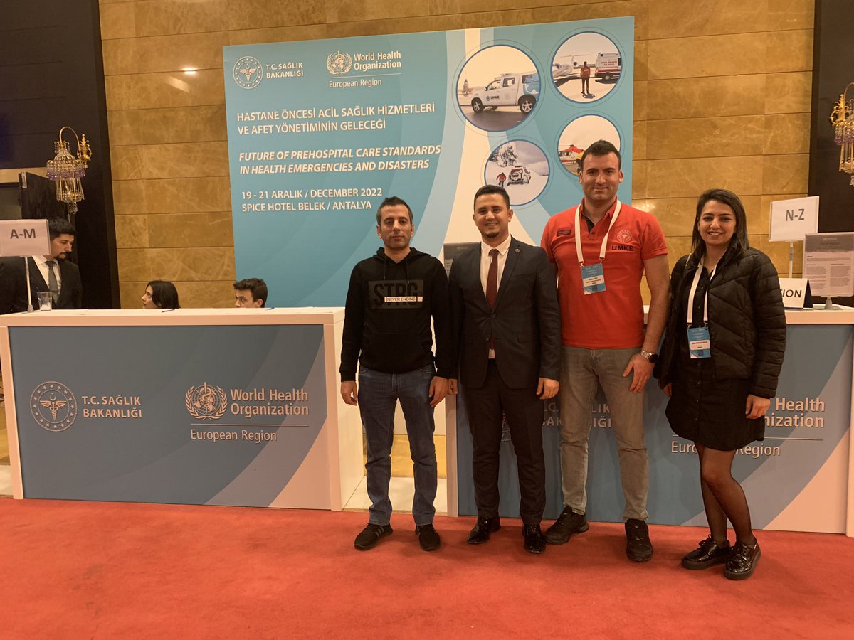 AbdullhBaltaci's tweet photo. Acil Sağlık Hizmetleri Genel Müdürlüğü ve DSÖ iş birliği ile düzenlenen Hastane Öncesi Acil Sağlık Hizmetleri ve Afet Yönetiminin Geleceği konulu sempozyuma katıldık. Alanında uzman konuşmacıların katıldığı sempozyum son derece verimli geçti. Emeği geçen herkese teşekkür ediyoruz https://t.co/VExdhfdpDl