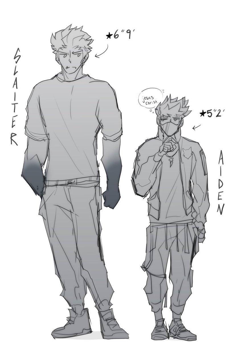 Antagonist And Protagonist Drawing