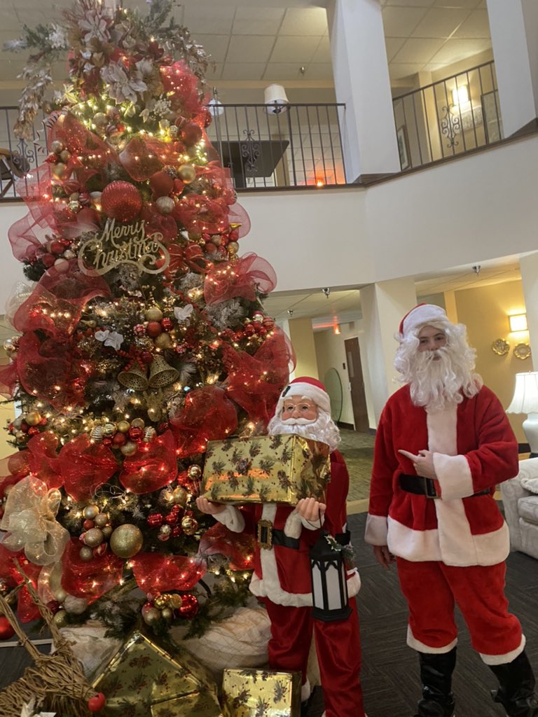 Santa even came to sing with us today!!