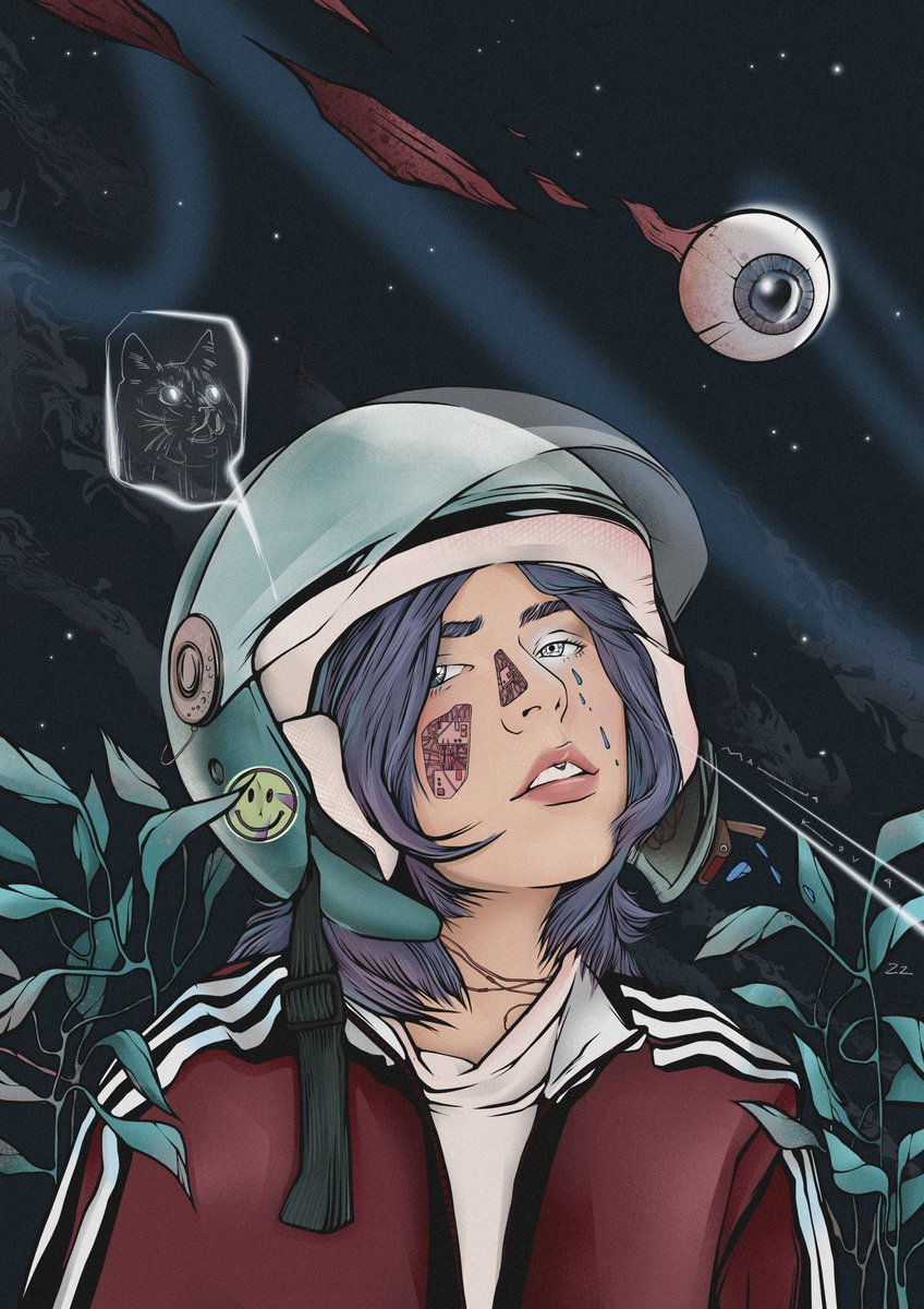 She
Collection “Space madeness 2”

looking for a cat, there are many lonely cats in space, they want love and care... the eye follows the search

1/1

Starting price 0.095 ETH⏰

Marketplace 
<a href="/foundation/">Foundation 🌐</a>
 
Please support and repost 🤍🤍🤍

Link ⤵️