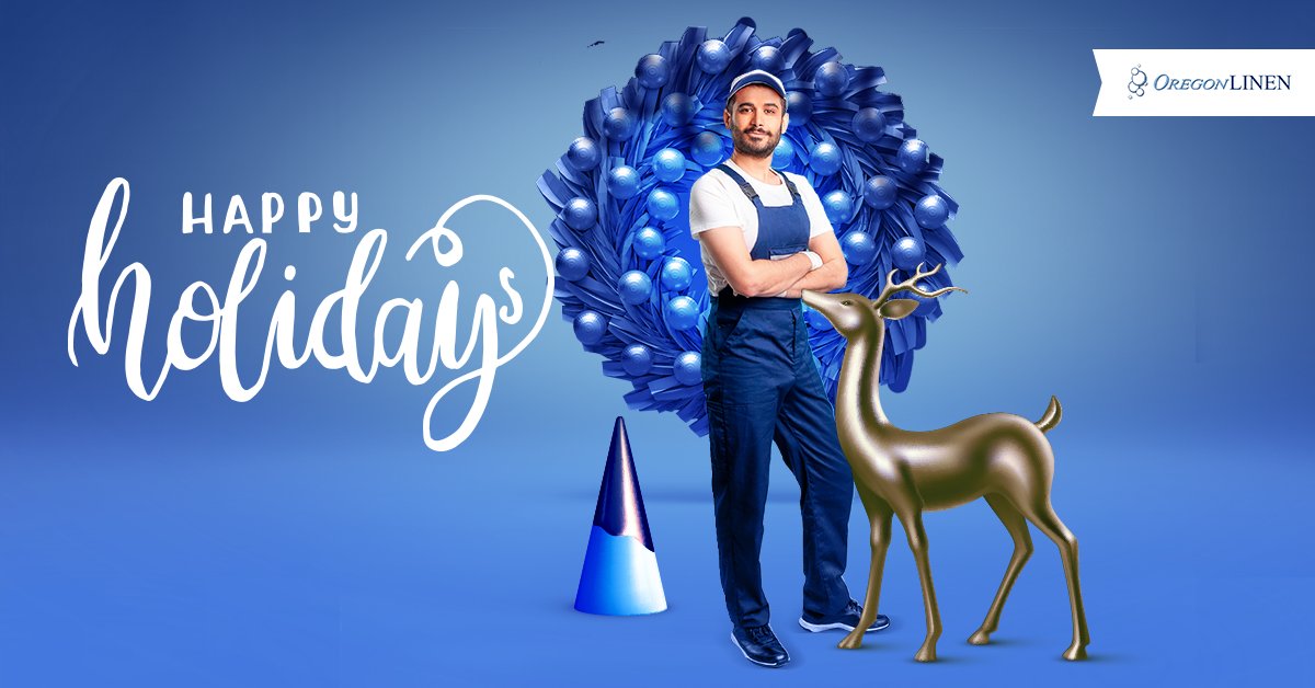 Spread holiday cheer for all to hear! ❤️ #SeasonsGreetings from Oregon Linen.