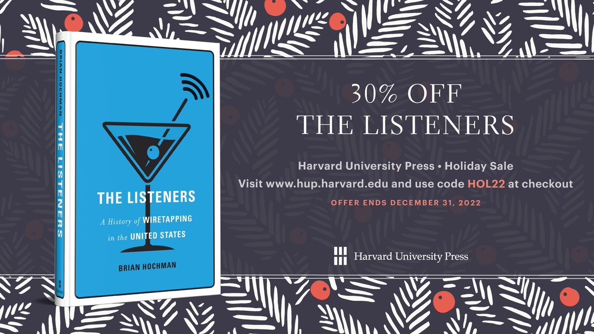 Harvard University Press on Twitter "RT brian_hochman THE LISTENERS