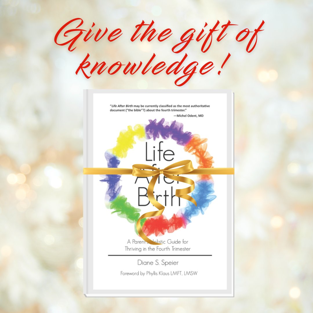 There's still time to invest in a positive postpartum experience for friends and loved ones who are pregnant or just had a baby. Available at Amazon. #postpartum #fourthtrimester #holistic #parenting #motherhood #hormones #breastfeeding #attachment #bonding #relationships