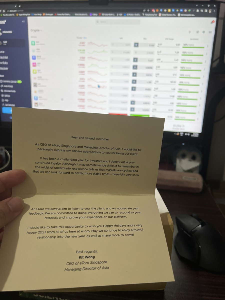 tolete1992's tweet photo. Thanks @eToro  for early Christmas gift 🎁🎄💚 https://t.co/HjMOs7KyEw