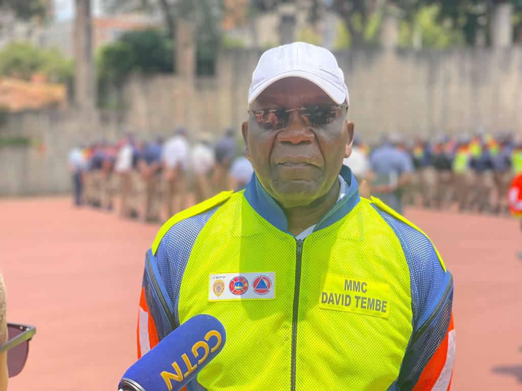 IamTlotlego's tweet photo. MMC @David_S_Tembe on the sidelines of the #BuyaMthetho #CrossBorderOperation speaking to CGTN! 
Now we are working https://t.co/jsK5yKA6Hz