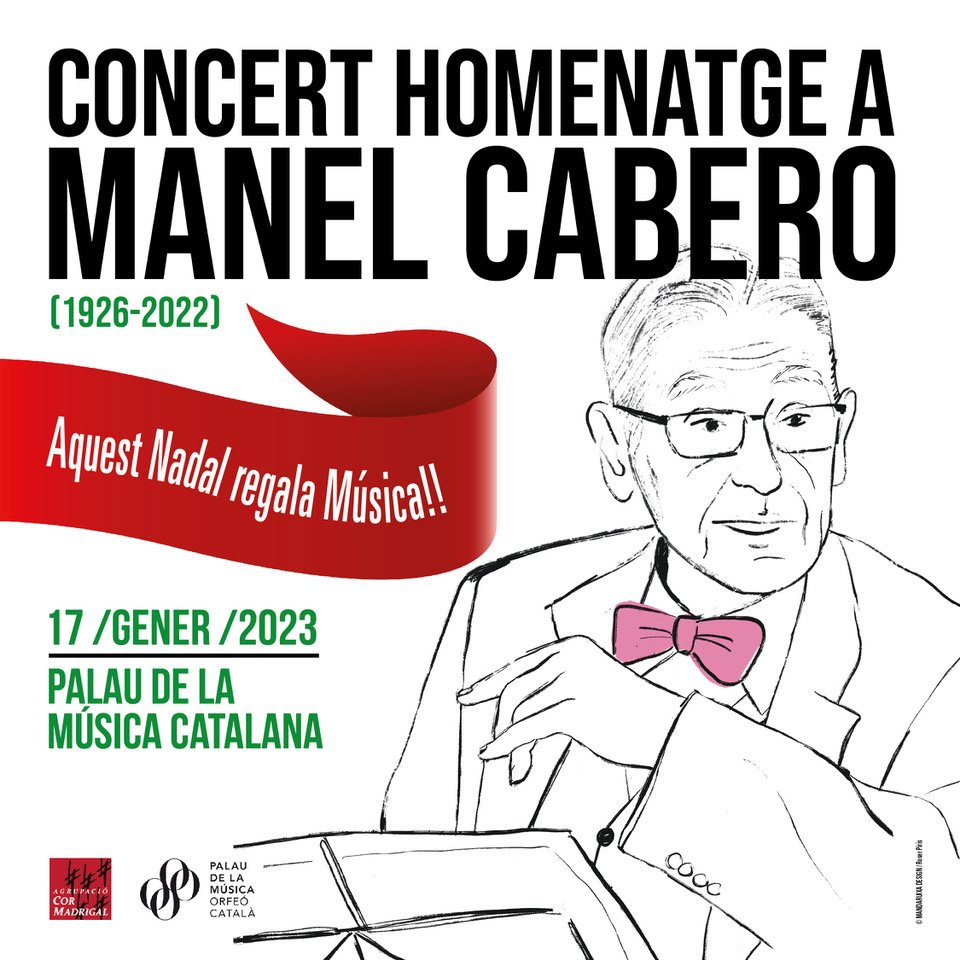 Vols fer un bon regal aquestes festes? 🎁 Regala entrades per al concert homenatge a Manel Cabero! 🗓️ Dimarts 17 de gener, 20:30h 📍 Palau de la Música Catalana 🎟️ Compra-les aquí: 👇🏼👇🏼👇🏼👇🏼 palaumusica.cat/ca/concert-hom…