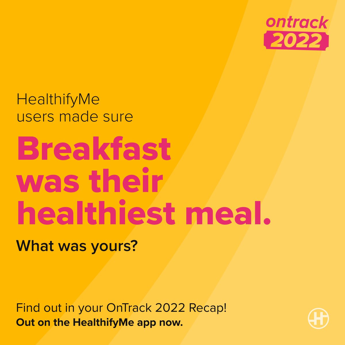 healthifyme's tweet photo. Breakfast was the healthiest meal of the majority but do you know yours?🤔 

Play #OnTrack2022 on the HealthifyMe app and find out now 📲

#OnTrack2021 #HealthifyMe #Health #Fitness https://t.co/ZdYiFA3Xav