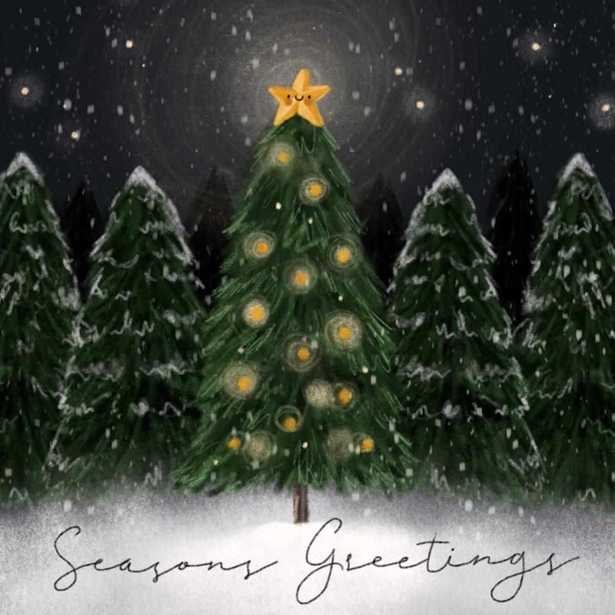 Ashleigh_Draws's tweet photo. #SeasonsGreetings ✨️🎄
.
#Christmas #art #illustration https://t.co/6EzUfwtgNH