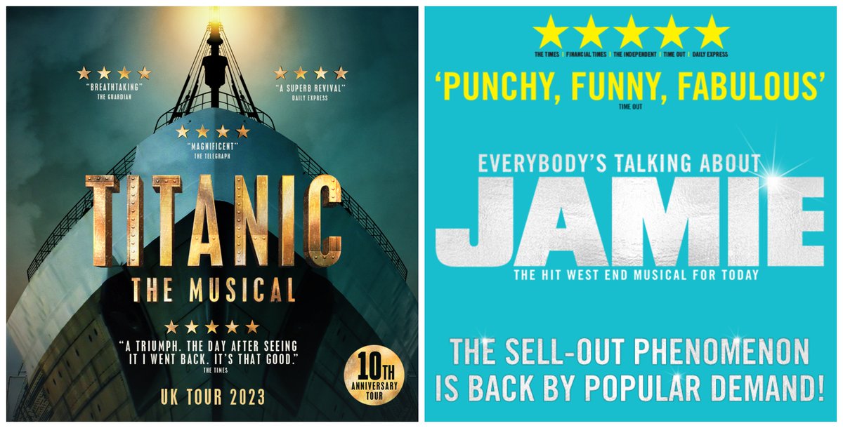 RoyalNottingham's tweet photo. NEW: Captioned performances now added for @TitanicOnTour and @JamieMusical

Find out what access performances we have in 2023 here 👉 https://t.co/oXC4HCmxki

#Accessibility #Theatre #Nottingham #BSL #AccessPerformances #Captioned #AudioDescribed #Relaxed https://t.co/5NPqLNtL6V