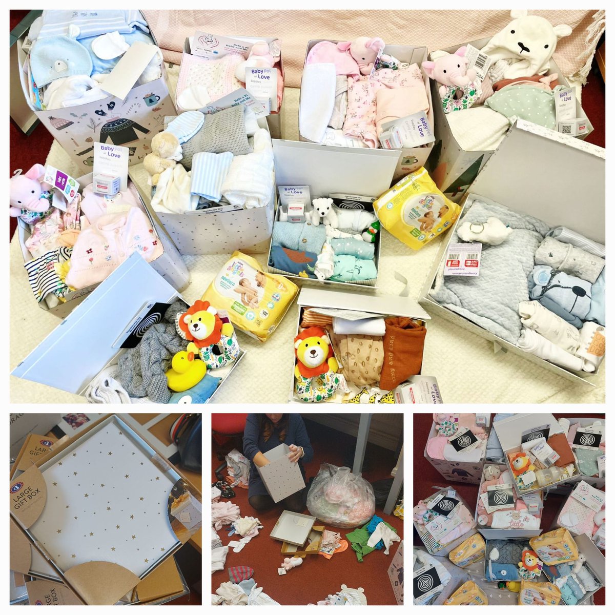We’ve been busy making bundles for our expectant parents, helping them prepare and keep baby in mind before their arrival 🤍 Thank you for all the donations #Barnardos #BabyandMe