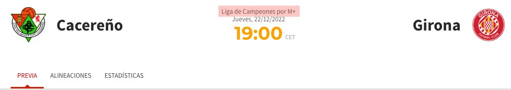 santiBarroso7's tweet photo. Molt gran el @CPCacerenoSAD i el @GironaFC jugant la Champions League segons @diarioas https://t.co/cIOJ2B7JNC