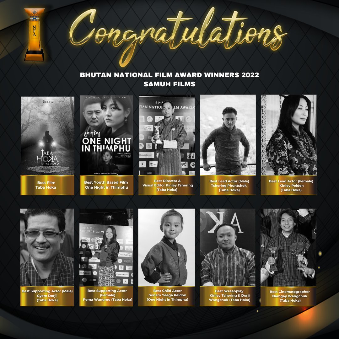 Samuhott2021's tweet photo. Totally overjoyed to share that Samuh films won 22 awards and numerous top nominations at the BNF Awards, including the Best Film and Best Director 2022, Best Actors and the Best Youth Film 2022.

Congratulations everyone! We celebrate you and your achievements.! https://t.co/5uC9nIPc2h