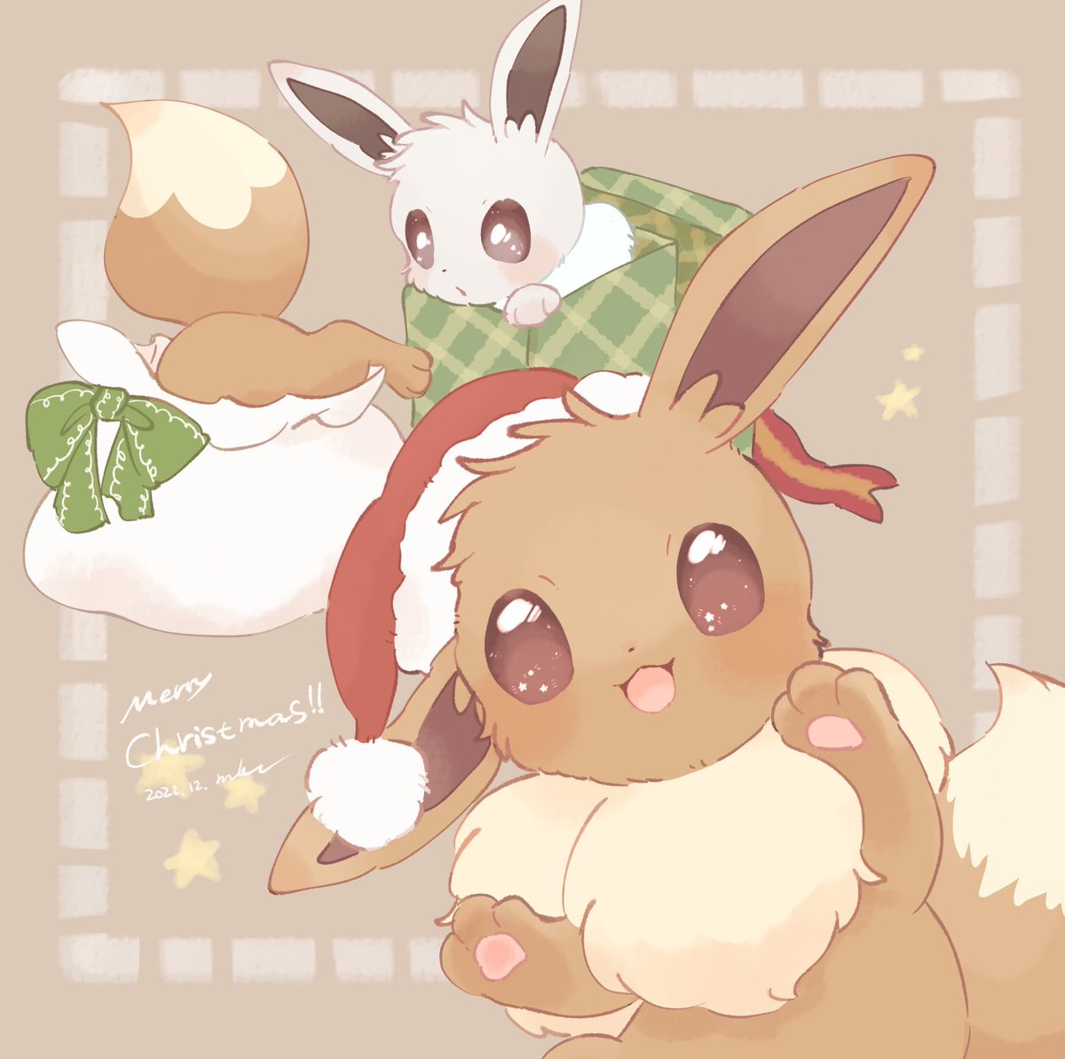 ポケモン「誰もが素敵なクリスマスを     過ごせますように#ポケモンイラスト 」|🤎mkt🤍のイラスト