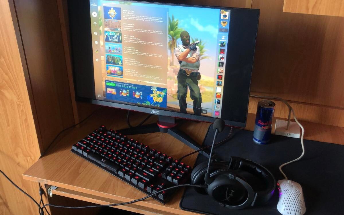 Upgrade monitor AOC 240hz 😍😍😍