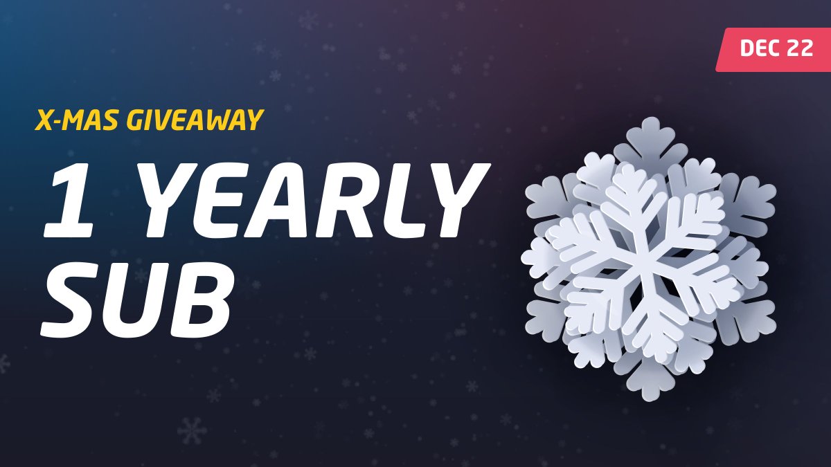 The giveaway days are almost up but we still got some juice left! 1 yearly sub is up for grabs 😊
Like, RT &amp; comment some of your hopes for 2023 to enter 🔥