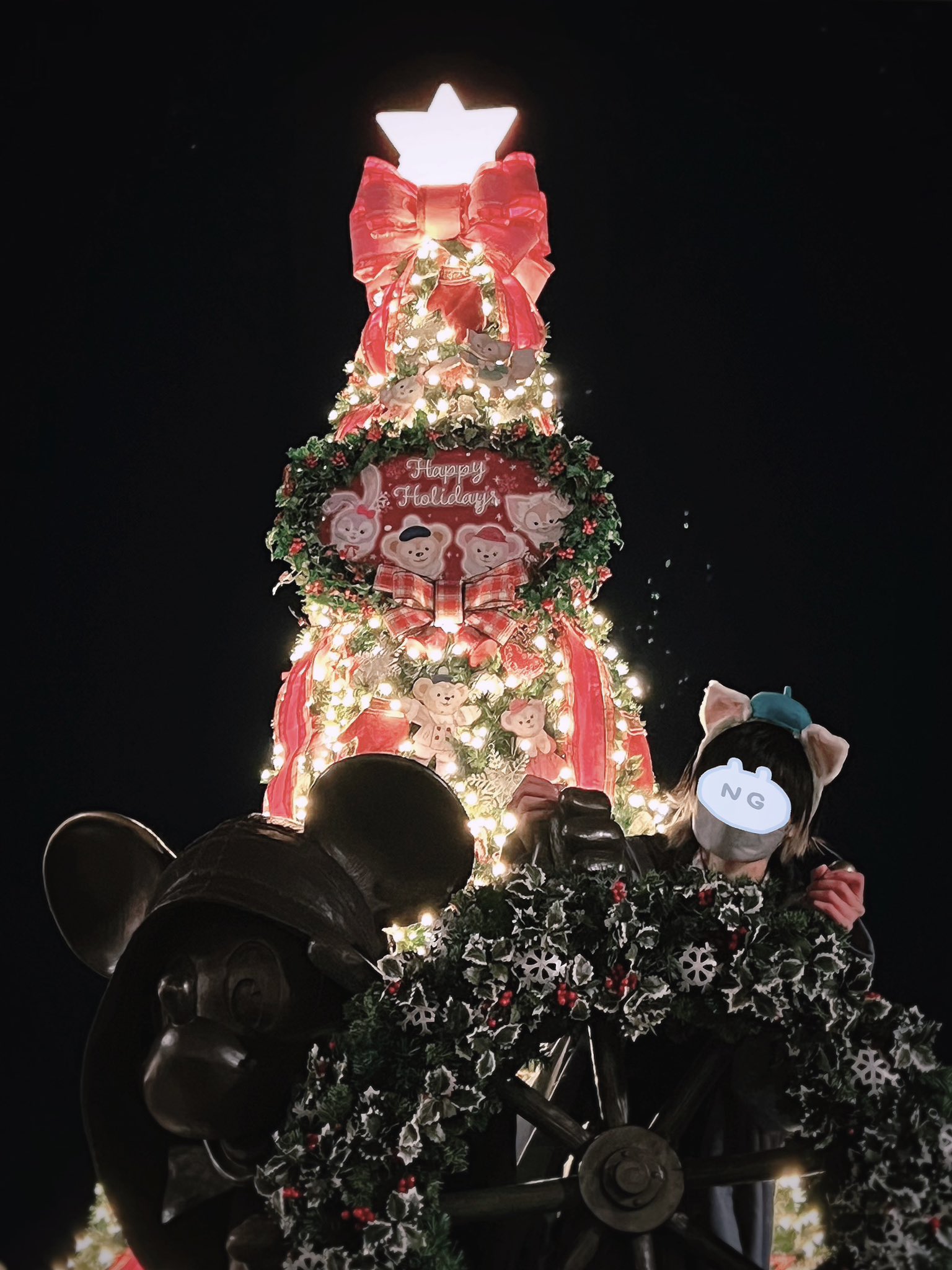 リーナベル Mサイズ ぬいぐるみ クリスマス 2024 東京ディズニー