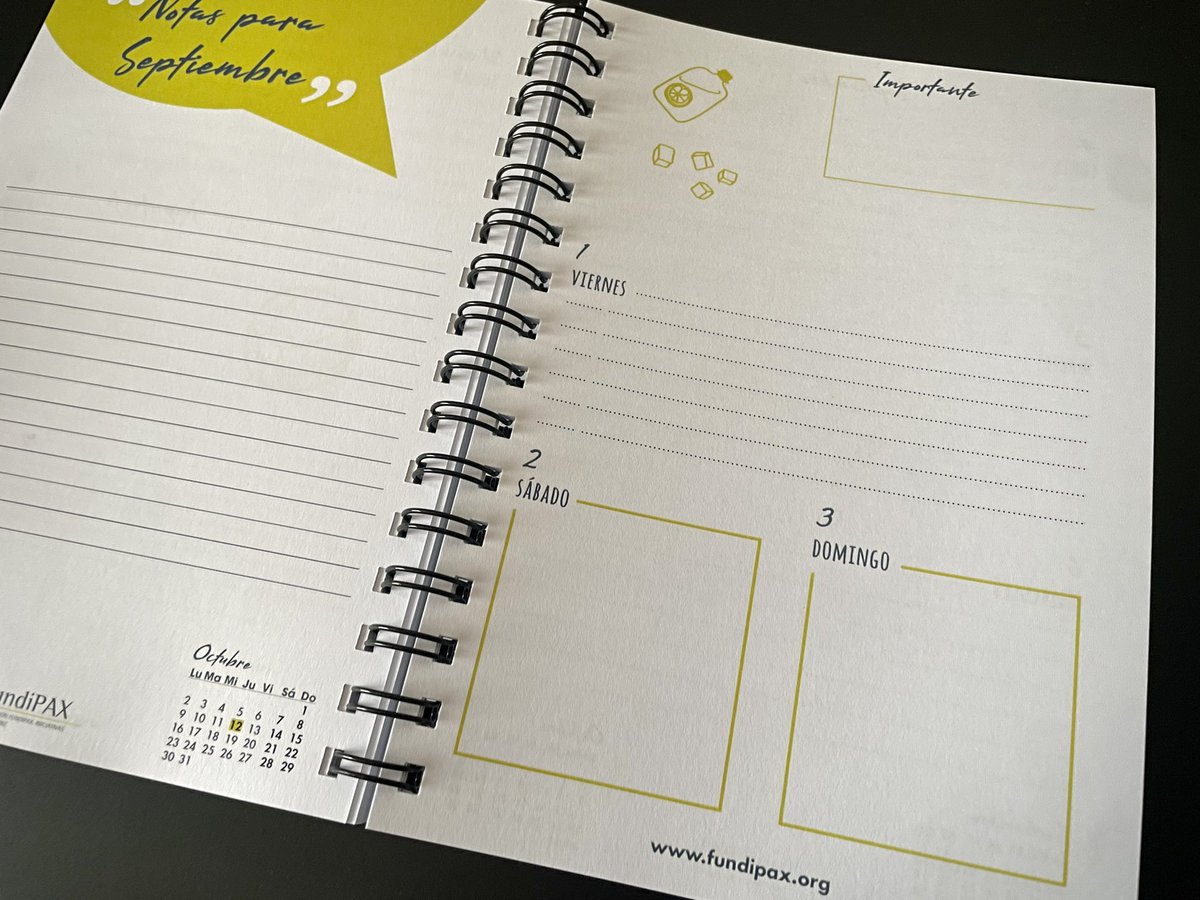 NocbaCreative's tweet photo. Diseño y producción de agenda personalizada para Fundación Fundipax

#calendarios #calendario2021 #calendarioconposit #calendariospersonalizados #calendariodemesa #boligrafo #boligrafospersonalizados #calendariocorporativo  #regaloempresa #regalonavidad https://t.co/s8wd7dhcaK