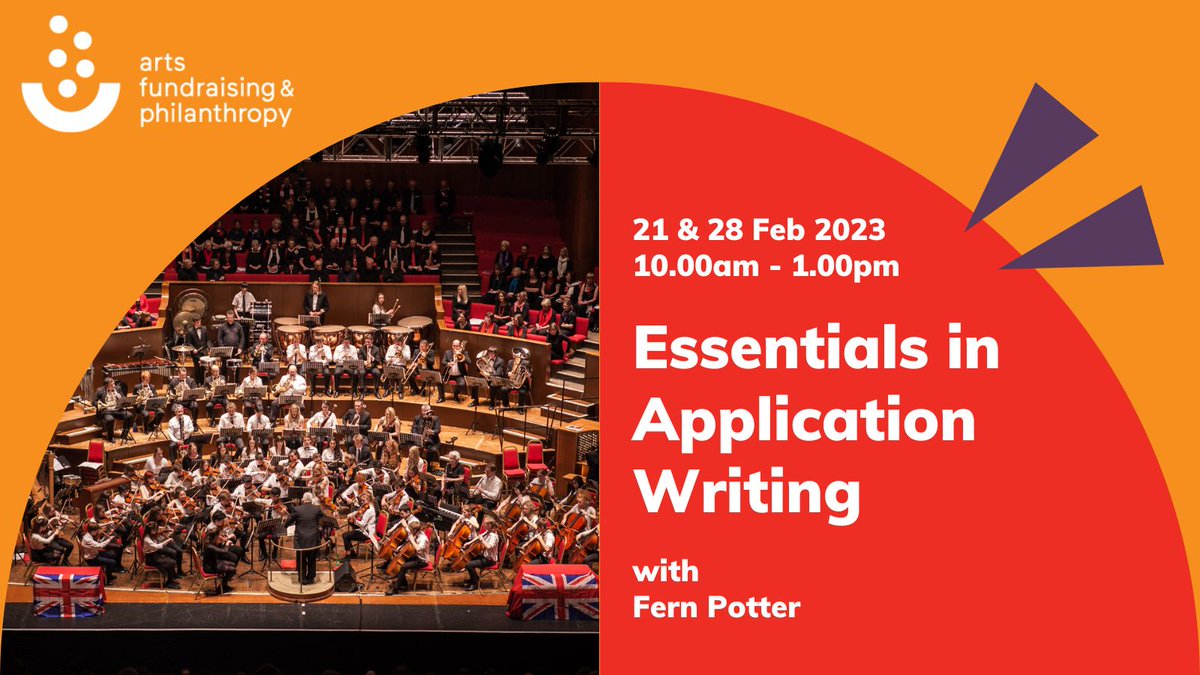artsfundraising's tweet photo. 📌Researching Funders
📌Building Relationships
📌Drafting a Case for Support

Just a few of the things you will explore in our upcoming online course, Essentials in Application Writing!

Want to find out more? Click here: https://t.co/lJzrOyv40v

#AFPTraining #ApplicationWriting https://t.co/ePFojBlU6P