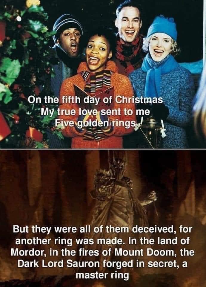 JRRTolkien's tweet image. #Christmas #Tolkien #Ringsofpower